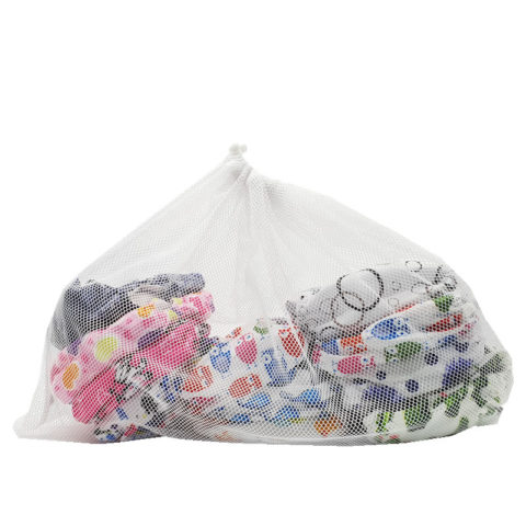 Lot De 2 Grands Filets De Lavage Pour Machine - Sac à Linge Protecteur 60x80cm - Pour Vêtements Délicats, Lingerie, Chaussures - 3