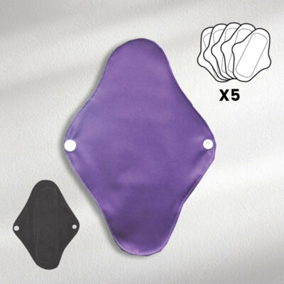 5 Protège-slips lavables Violet
