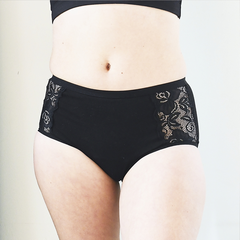 Culotte menstruelle taille haute Astrée - Flux fort