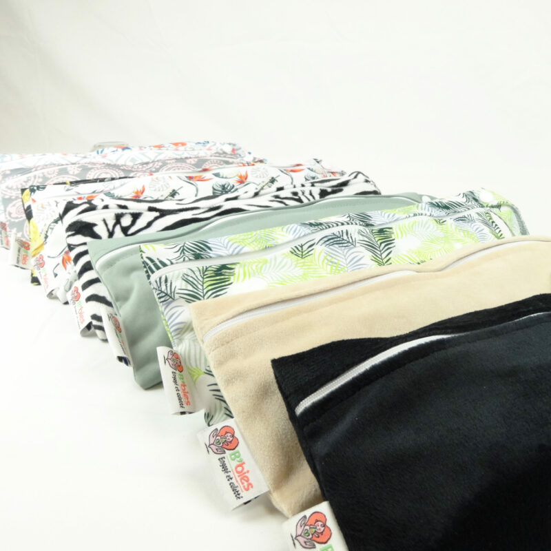 Pack découverte Serviettes hygiéniques lavables - Jour et nuit - Flux moyen à fort (pochette offerte) – Image 11