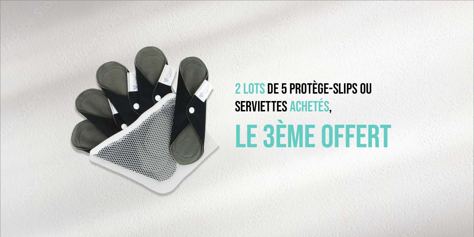 2 lots achetés 3eme offert