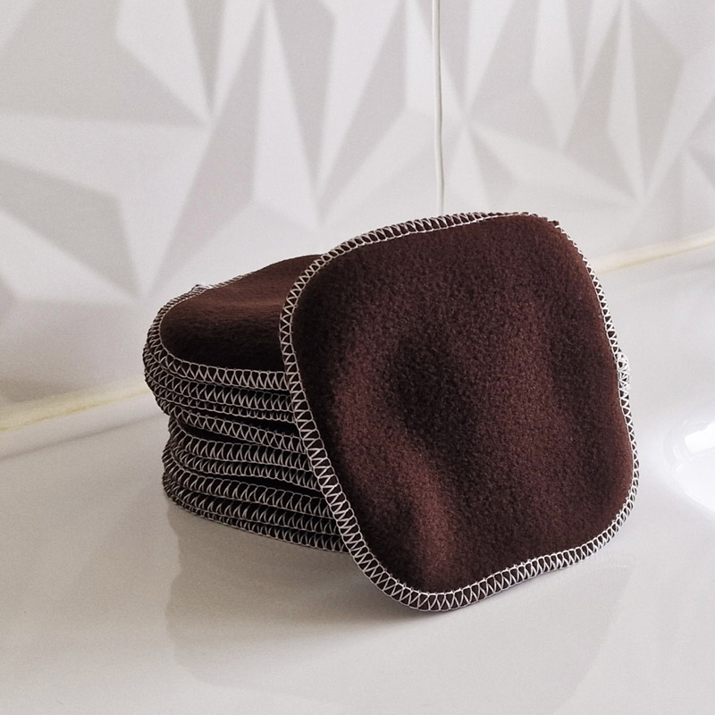 10 lingettes lavables réutilisables – Coloris au choix – Image 2