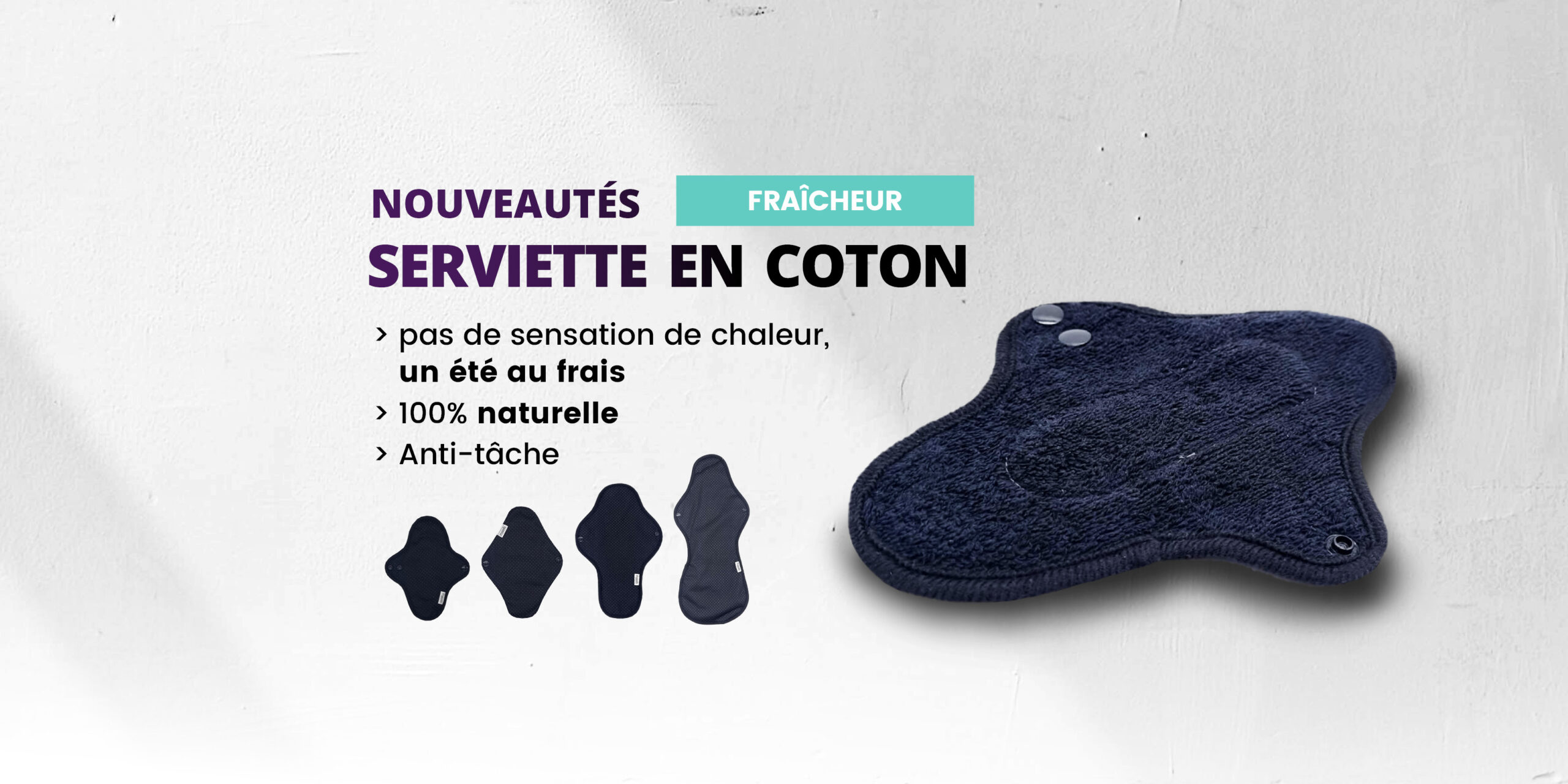 Header serviette coton
