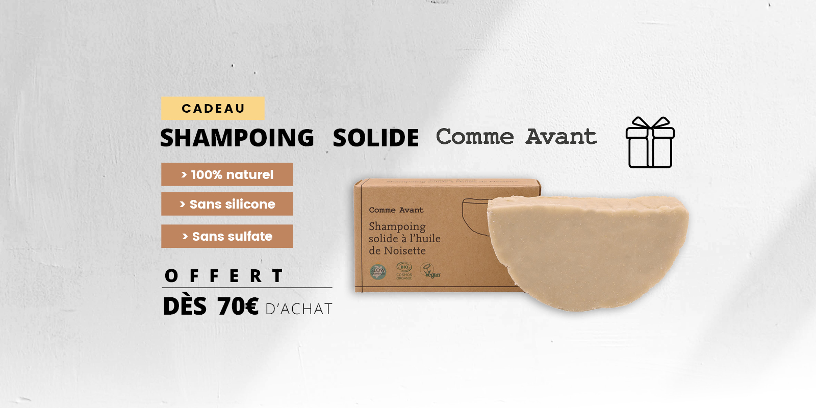 1 shampoing offert