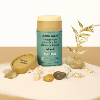 Crème solaire BIO SPF 50 - Comme Avant - Monoï ou Neutre