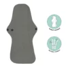 Pack Complet Serviettes hygiéniques lavables - Jour et nuit - Flux moyen à fort - 20 pièces + 1 pochette offerte – Image 13