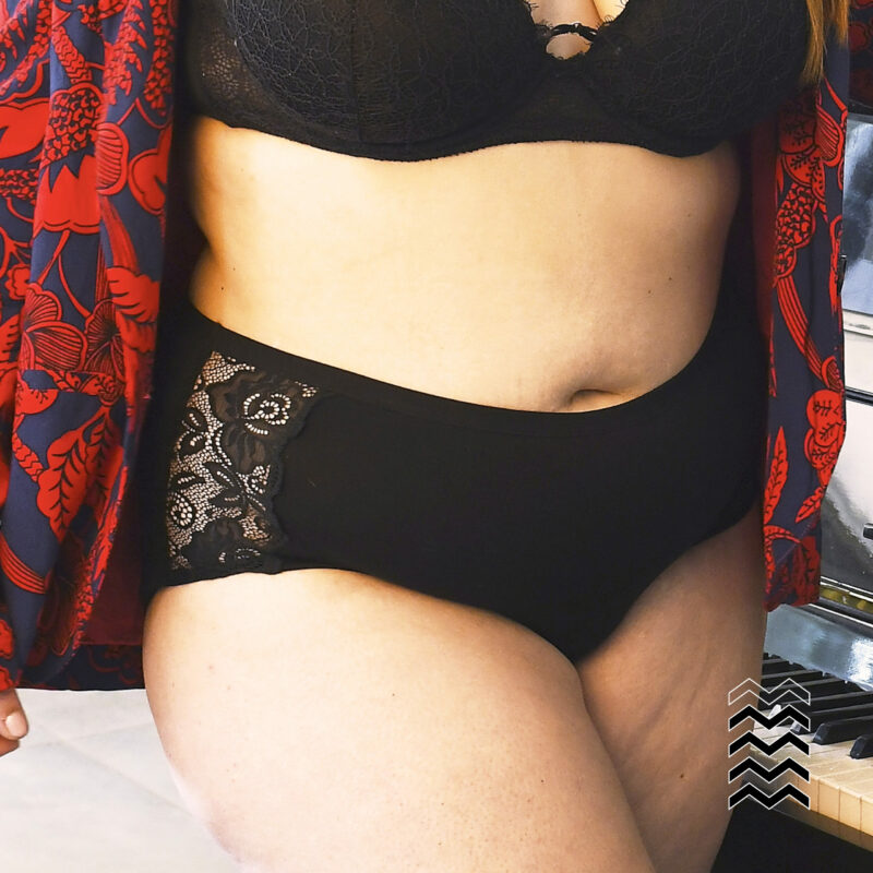 Culotte menstruelle taille haute Astrée - Flux fort – Image 11