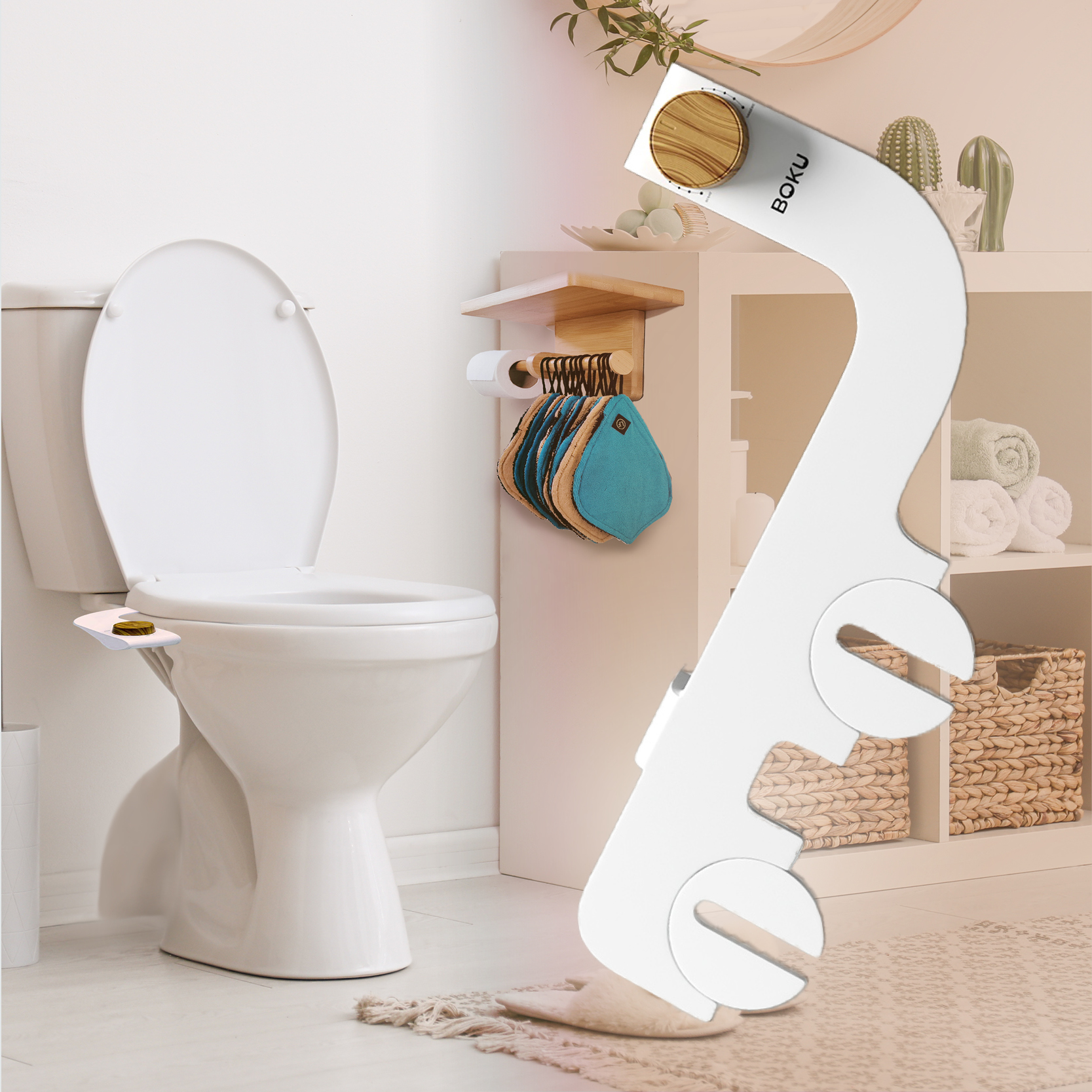 Bidet Boku + 5 Feuilles pour séchage Offertes