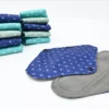 5 serviettes hygiéniques lavables pour ADO - Flux léger à moyen – Image 9