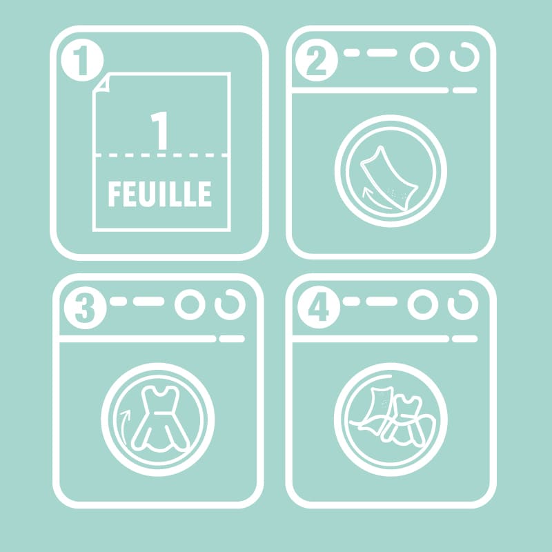 Lessive en feuilles pour culottes menstruelles- 40 lavages – Image 5