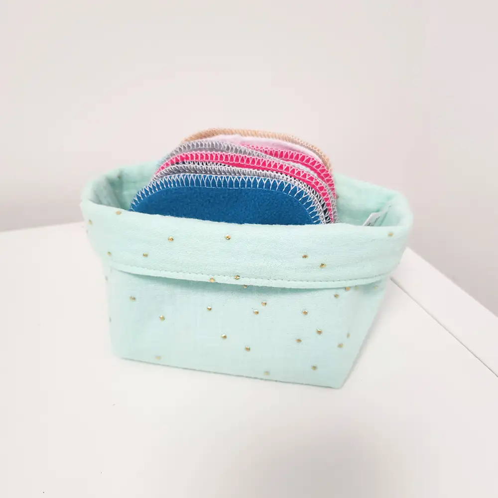 Panière lingettes taille S - Double gaze de coton – Image 5