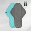 Pack Complet Serviettes hygiéniques lavables - Jour et nuit - Flux moyen à fort - 20 pièces + 1 pochette offerte – Image 3