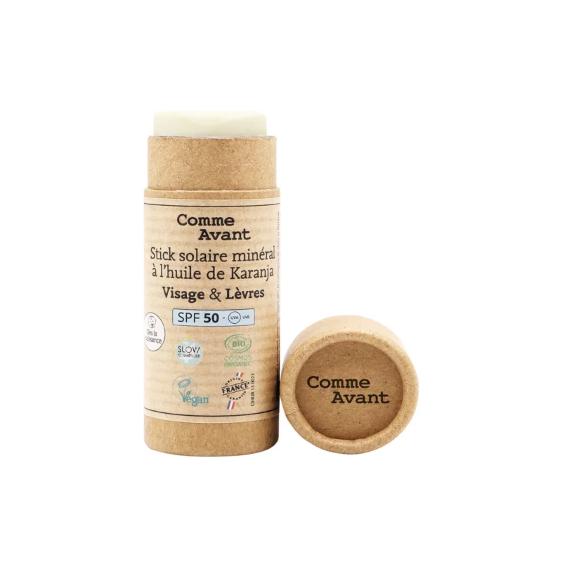 Stick solaire SPF50 minéral Visage et lèvres - Bébés et adultes- Comme Avant – Image 7