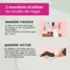 Set de 6 boules de Kegel - kit progressif pour tonifier le périnée – Image 10