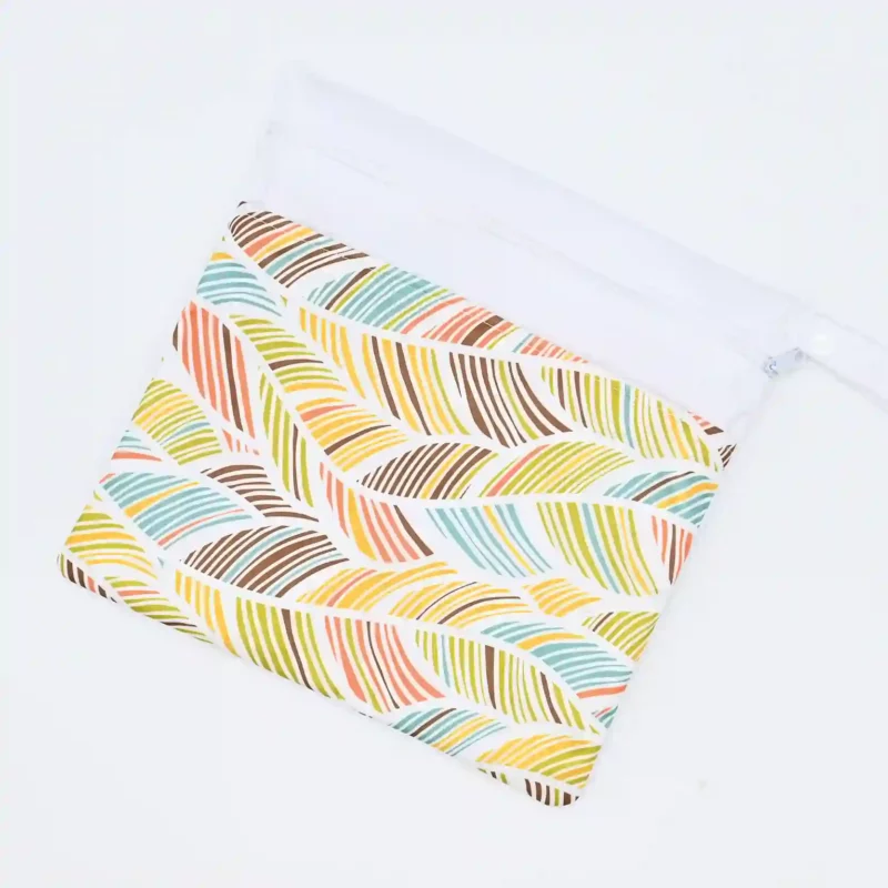 Pochette double (transport culotte menstruelle / serviette lavable) – A choisir – Image 7