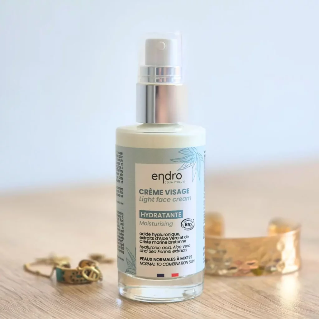 Crème visage hydratante - Endro Cosmétiques