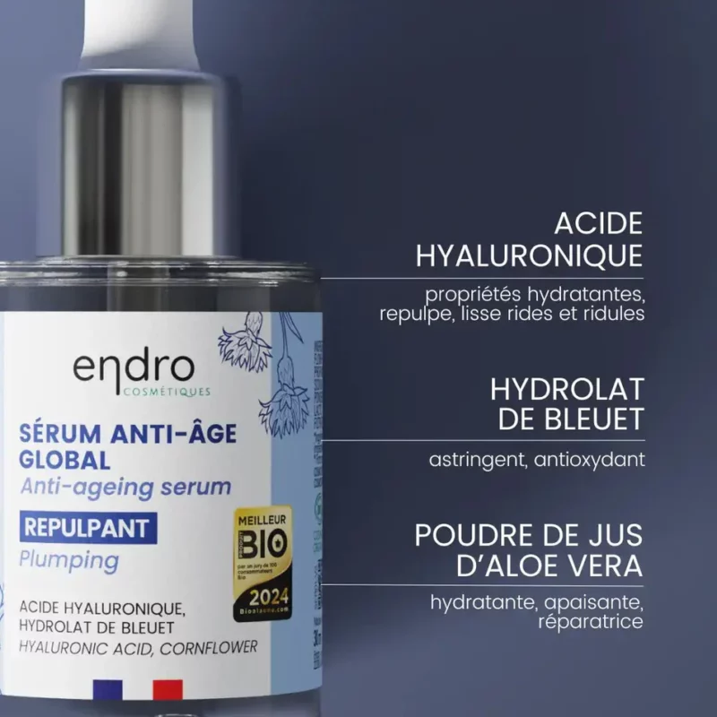 Sérum anti-âge global - Endro Cosmétiques – Image 3