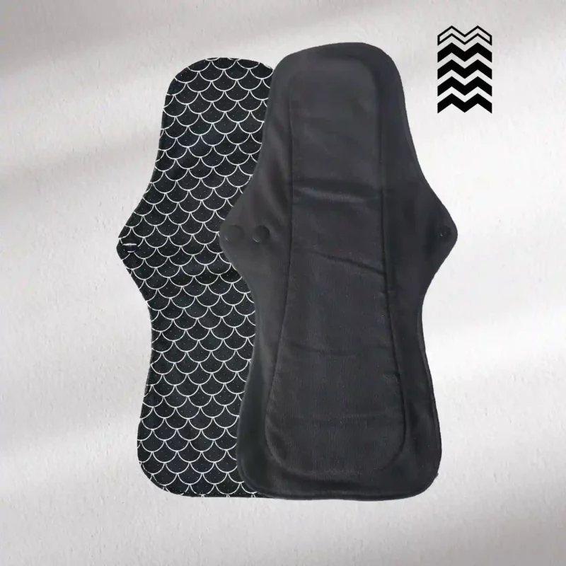 1 serviette hygiénique lavable (Gamme L) pour maternité, nuit – Image 8