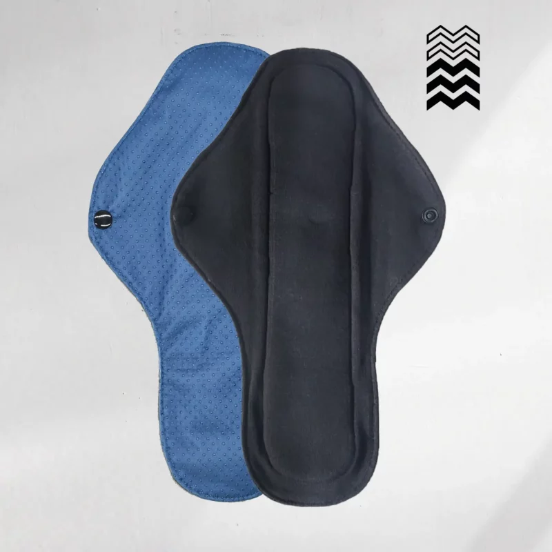 5 serviettes hygiéniques lavables en COTON (Gamme M) - Flux moyen à fort - A choisir – Image 6