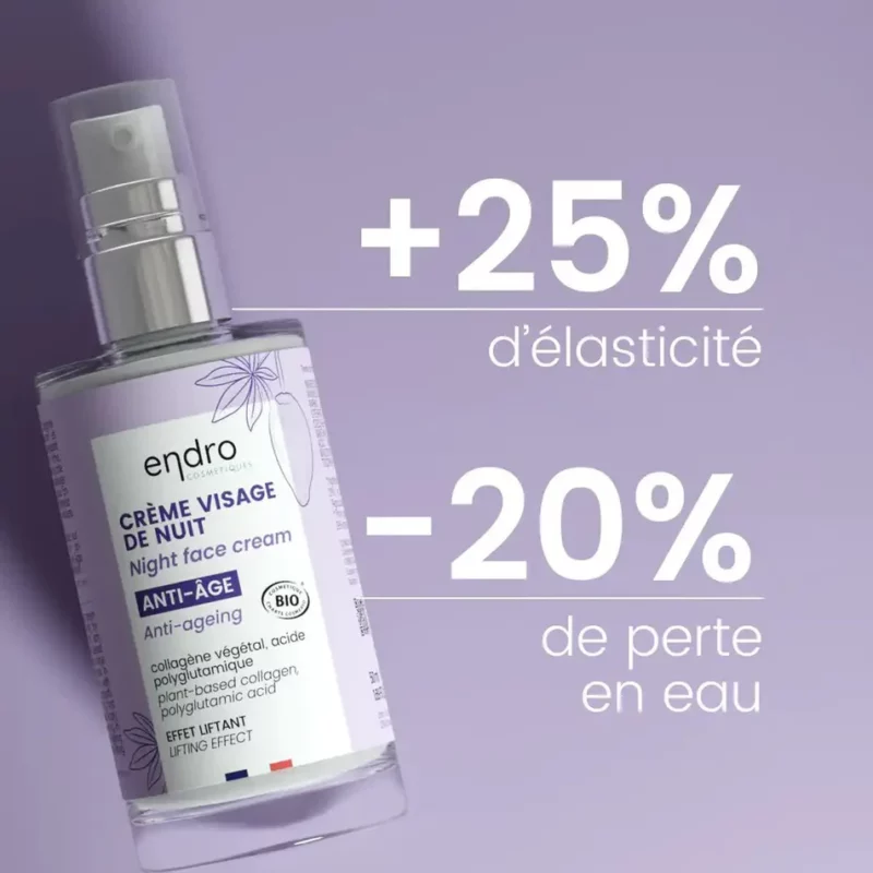 Crème de nuit régénérante au Collagène - Endro Cosmétiques – Image 3
