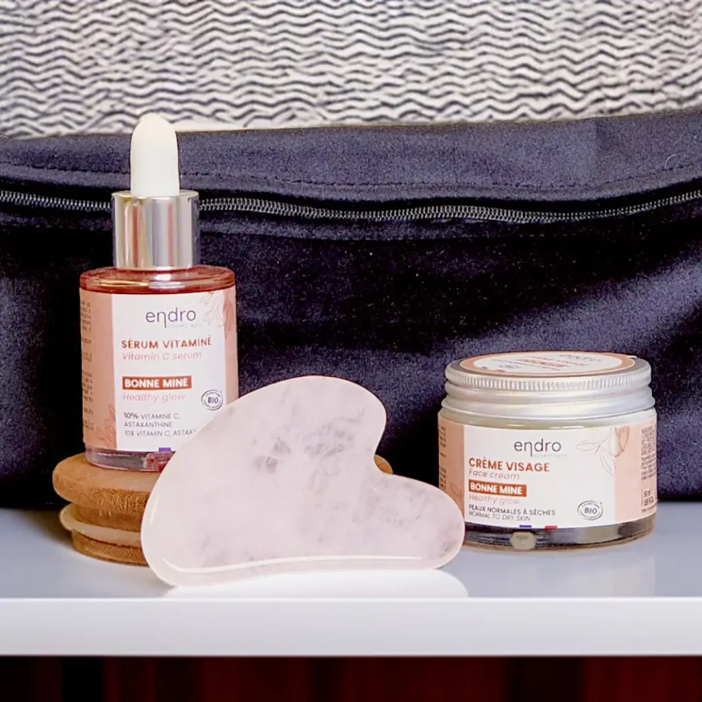 Coffret Bonne Mine : Crème et Sérum Endro, Gua Sha...