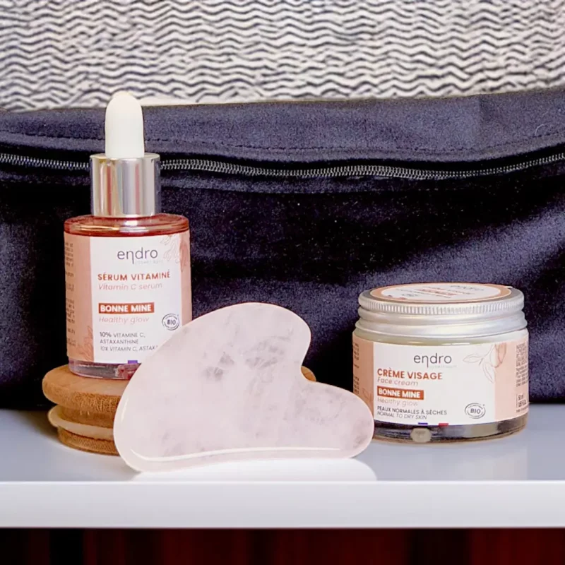 Coffret Bonne Mine : Crème et Sérum Endro, Gua Sha...