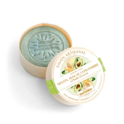 Exfoliant solide Melon Avocat et concombre - Maître Savonitto - 100gr