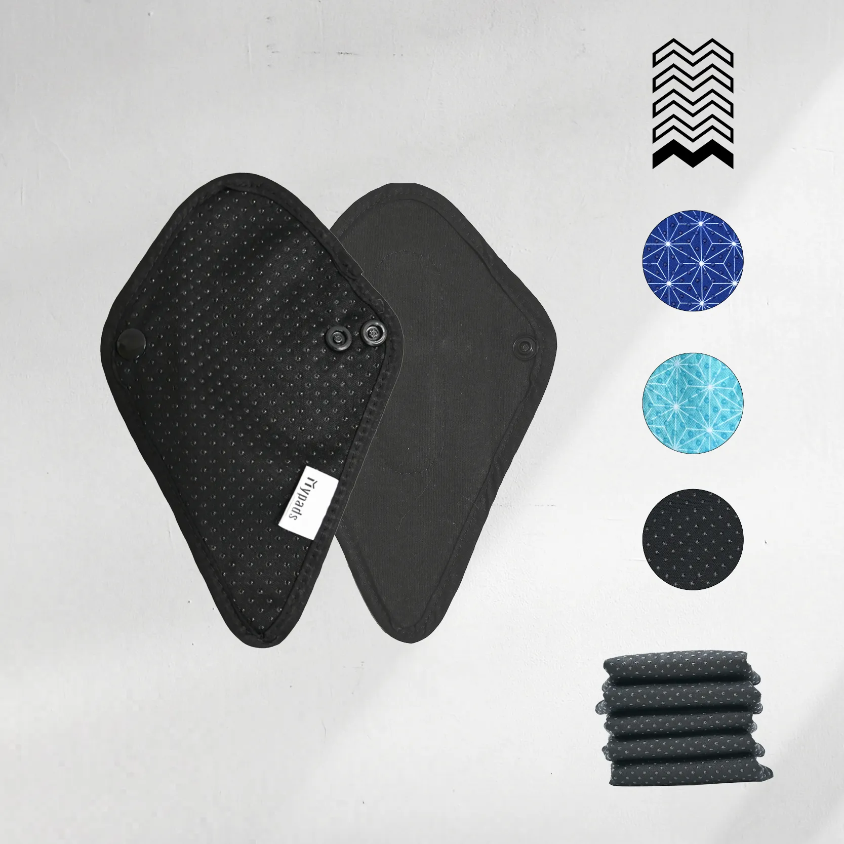 10 protège-strings lavables en coton – Image 2