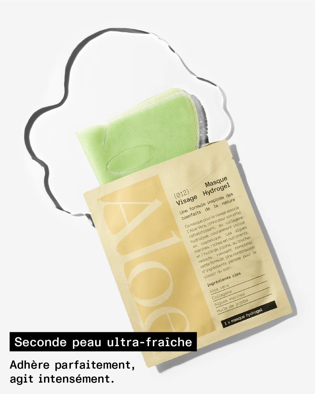 Masque visage Hydrogel - Aloe Paris – Image 2