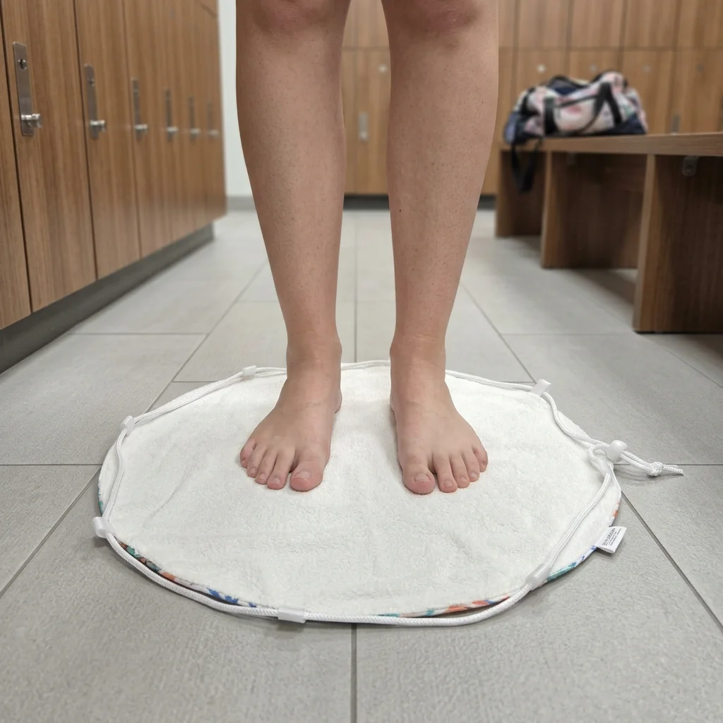 Tapis sac de change "Pédibag" : idéal piscine, sport, plage... - (A choisir) – Image 5